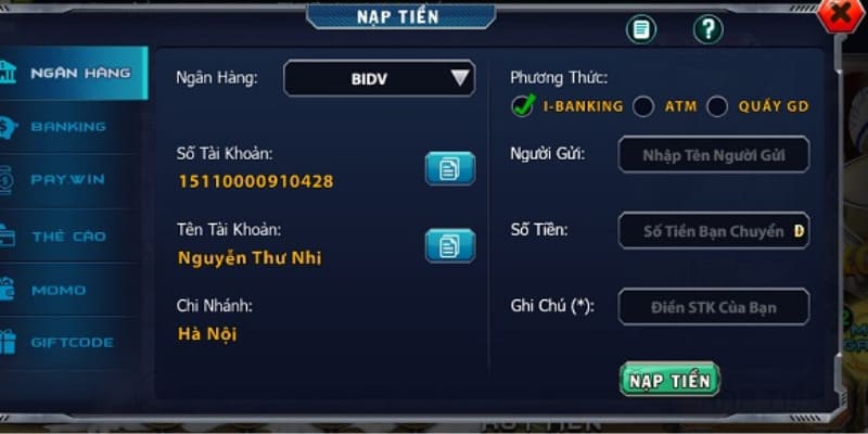 Các lưu ý khi nạp tiền B52 tại B52CLUB