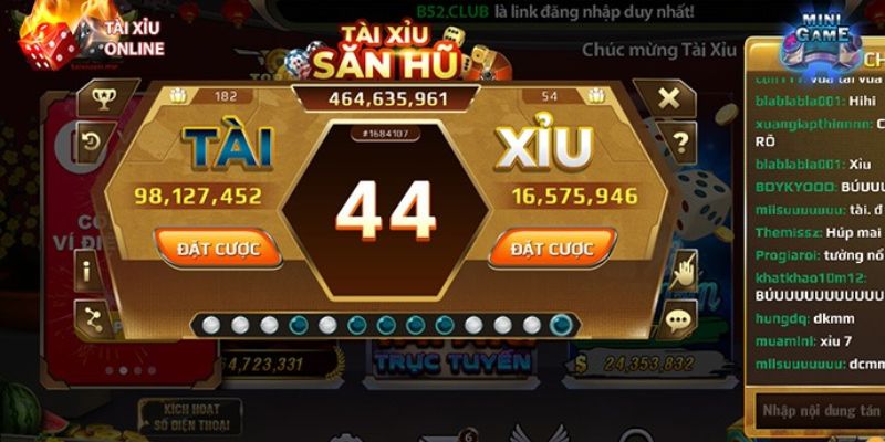 Bí kíp chơi tài xỉu B52 hiệu quả